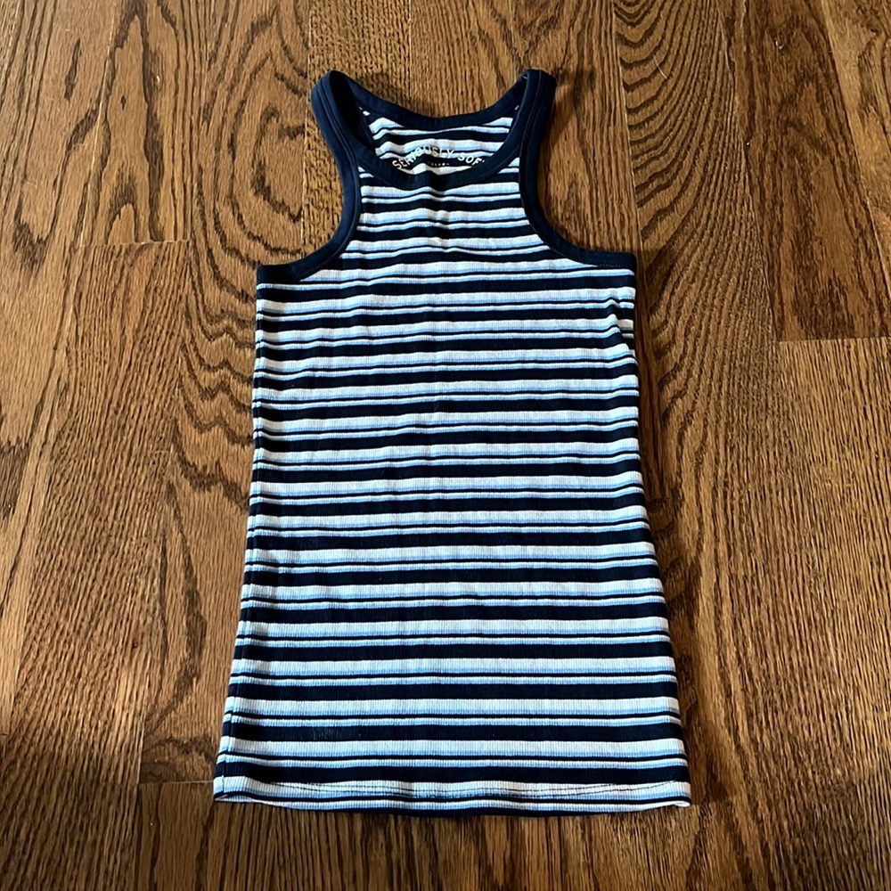 Aeropostale blue striped tank top